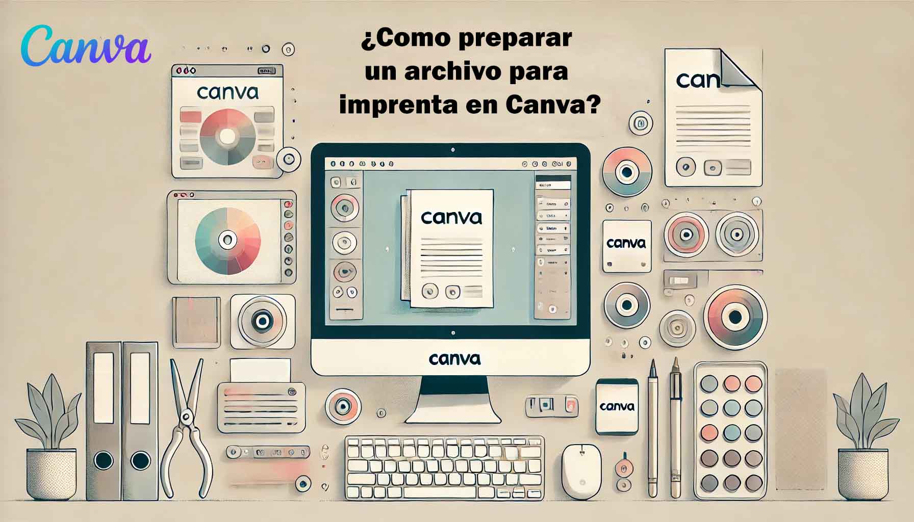 Cómo preparar un archivo para imprenta en Canva