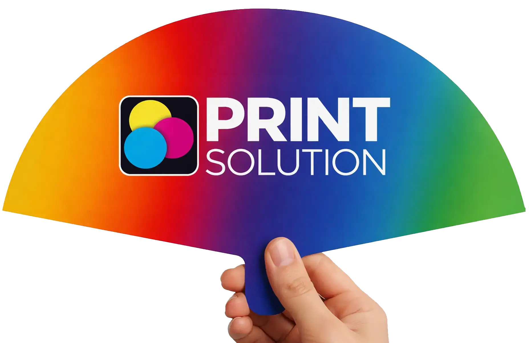 Abanicos de cartón personalizados publicitarios para eventos, ferias y bodas